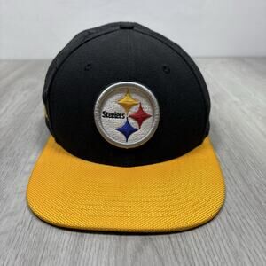 Pittsburgh Steelers New Era 9Fifty Black Yellow Snapback Adjustable Baseball Hat